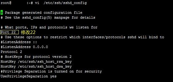 Linux主机修改VPS默认SSH端口